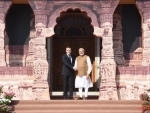 PM Modi welcomes French President Emmanuel Macron in Varanasi