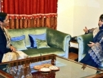 Jammu and Kashmir Chief Minister Mehbooba Mufti meets Nirmala Sitharaman