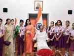 Teach our children traditions and rich cultural heritage: Vice President meets school children from various schools