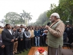 PM Modi meets officials from PMO and SPG