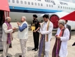 President Kovind arrives in Agartala on two-day visit to Tripura 