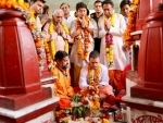 Madhya Pradesh: Rahul Gandhi offers his prayers at Pitambara Peeth temple 