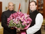 Rahul Gandhi meets President Kovind today