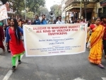  Kolkata sex workers march against trafficking of women and children