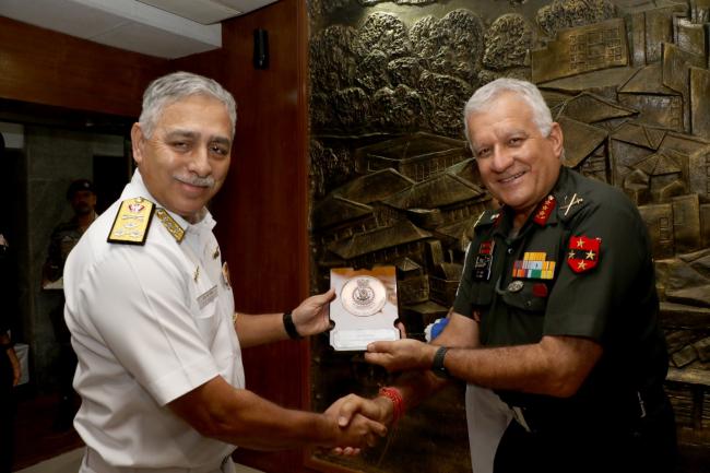 General Officer Commanding-in-Chief Southern Command visits Indian Naval Academy