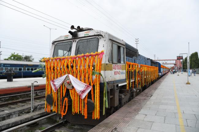 New weekly train between Dibrugarh, Silchar flagged off