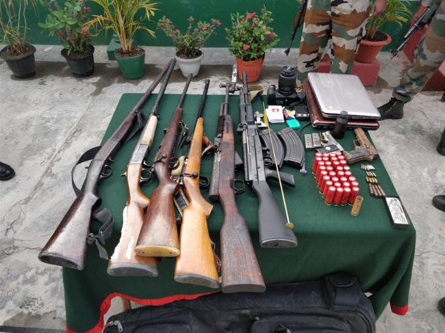 Nagaland: Assam Rifles nabs two NSCN (K) militants and recovers huge cache arms