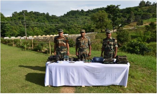 Assam Rifles busted temporary camp of NSCN (IM) in Nagaland