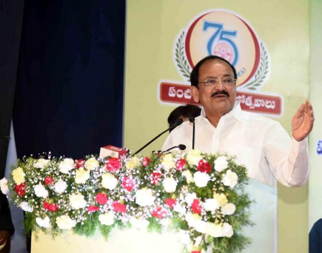 Students should develop compassion and service in their minds: Vice President Naidu