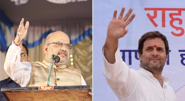 Once free from winking, give time to facts, Amit Shah hits back at Rahul