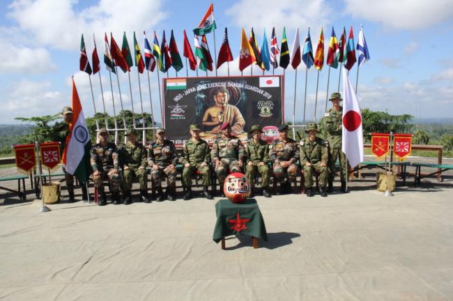 Indian and Japanese army's joint military exercise â€˜Dharma Guadian â€“ 2018â€™ concludes