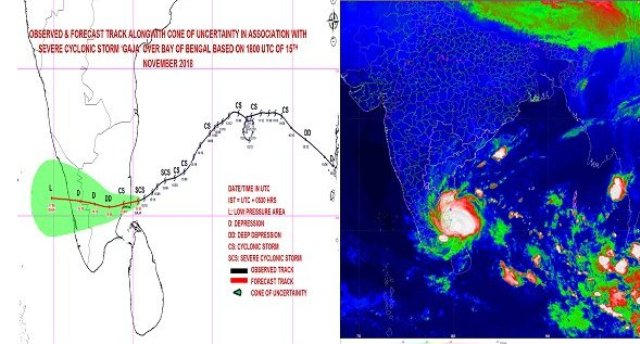 Cyclone Gaja hits Tamil Nadu coast