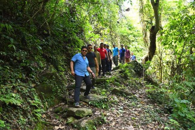 Meghalaya CM undertakes trek in Garo Hills