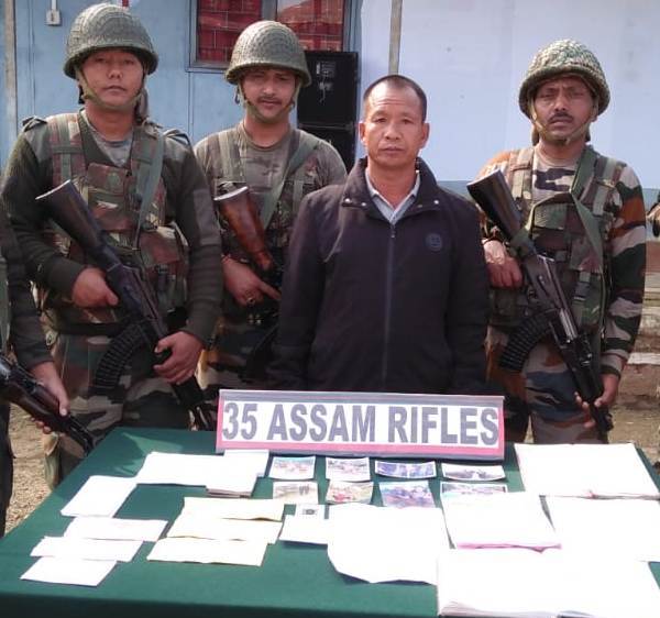 Assam Rifles nabs hardcore NSCN (K) militant in Nagaland
