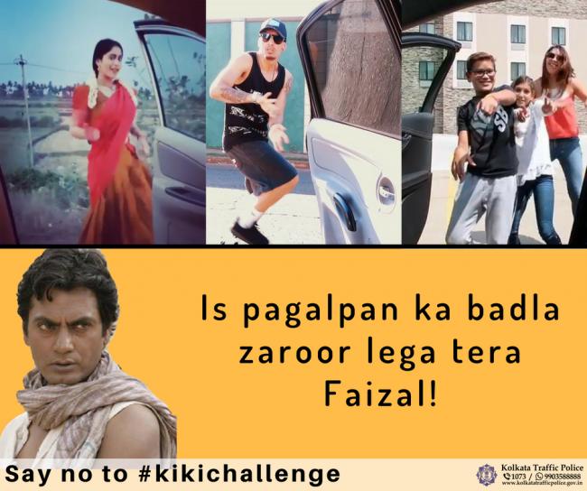 Kolkata Police issue advisory over Kiki dance challenge