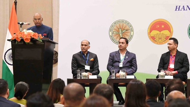 President of India Kovind in Vietnam; addresses Vietnam-India business forum