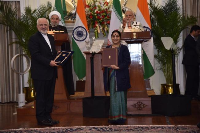 Iran's President Hassan Rouhani visits India, meets Narendra Modi