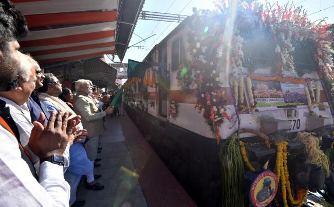 PM Narendra Modi launches railway projects in Mysuru