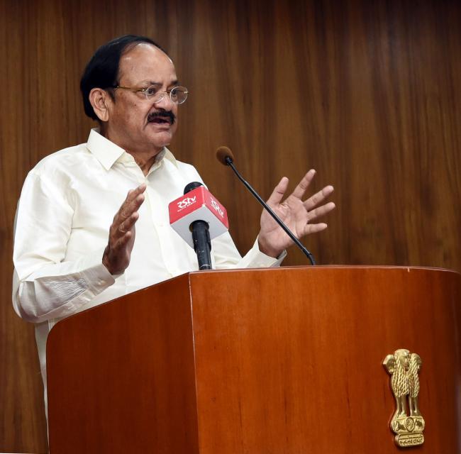 Media should act as Means of Empowerment for Development through Informed Actions, says Vice President Naidu