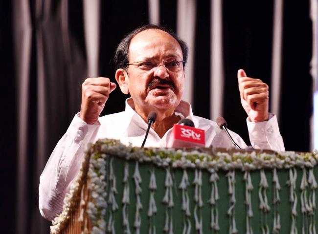 Language embodies culture, values, morals and traditional knowledge: Vice President Naidu