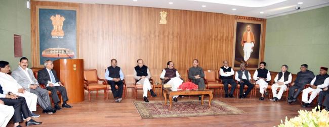 Ruling and Opposition parties assure Vice President Naidu of cooperation for productive Winter Session of Rajya Sabha