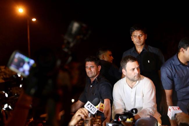 Rahul Gandhi thanks people who joined him in midnight candlelight march to demand justice for Kathua, Unnao rape victims