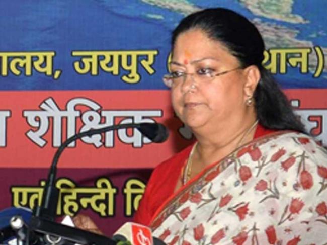 Rajasthan CM Raje goes for pro-farmers budget ahead of state election