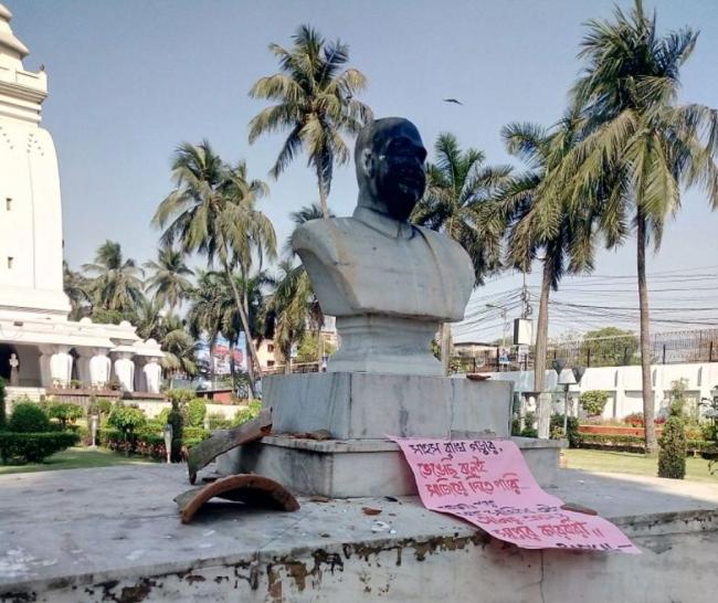SP Mukherjee statue vandalized in Kolkata to counter Lenin statue destruction in Tripura, 6 held