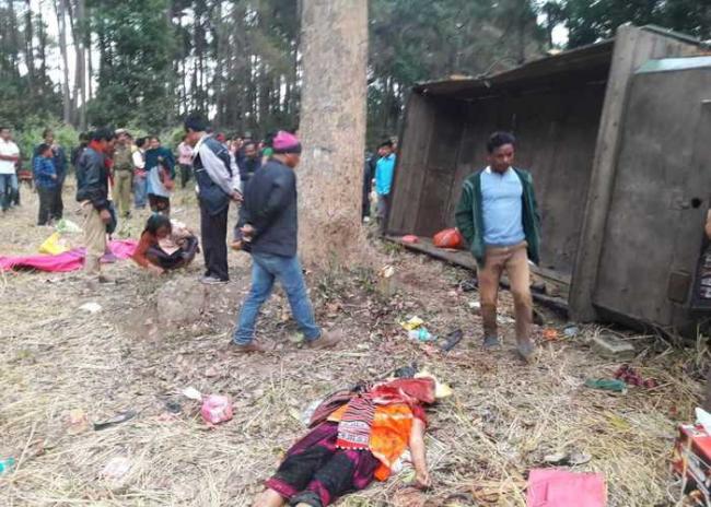 Truck turns turtle in Assam; 5 killed