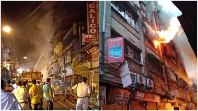 Kolkata: 47 hours on, efforts to douse Bagree Market fire still continue
