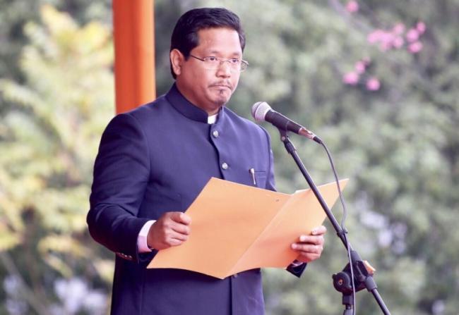 Conrad K Sangma takes oath as Meghalaya CM