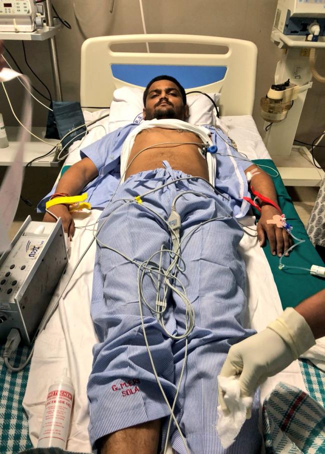 Protesting Hardik Patel admitted to hospital in Ahmedabad
