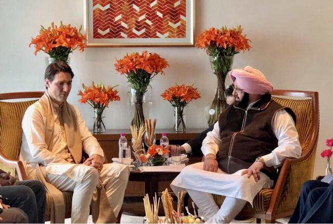 Punjab CM Captain Amarinder Singh raises 'Khalistan' issue during his meeting with Canadian PM Justin Trudeau 
