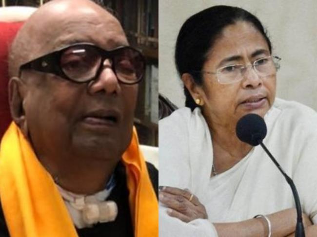 West Bengal Chief Minister Mamata Banerjee wishes Karunanidhi speedy recovery 