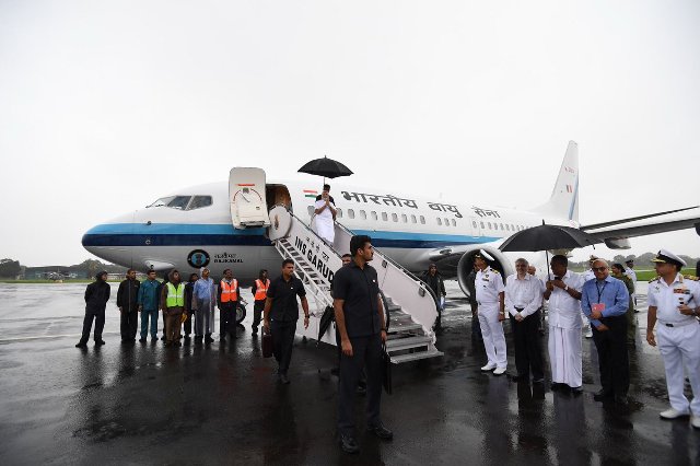Prime Minister Narendra Modi arrives in Kochi, to take aerial survey of flood-hit parts of Kerala today