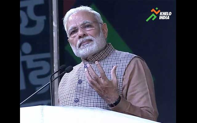 Prime Minister Narendra Modi launches Khelo India School Games in New Delhi