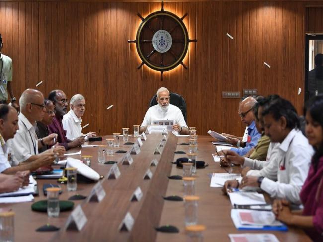 PM Modi chairs high level meeting in Kerala to review flood situation