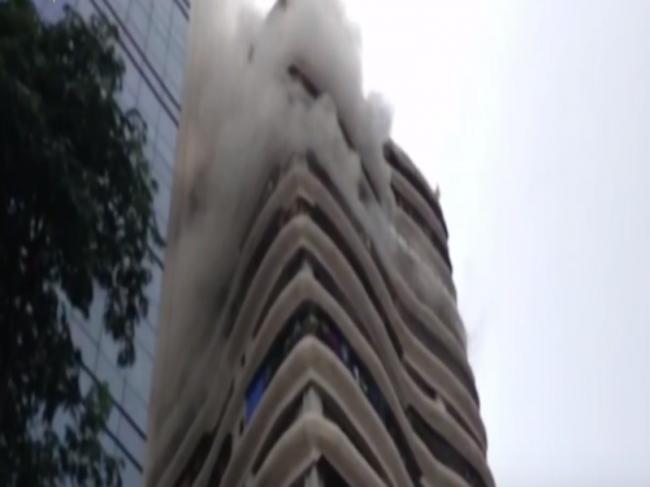 Two dead, 13 injured in fire at Mumbai's high-rise building
