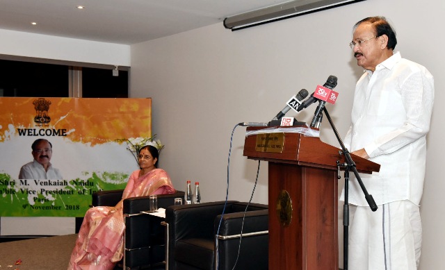 India is a voice for peace and non-violence: Vice President Naidu
