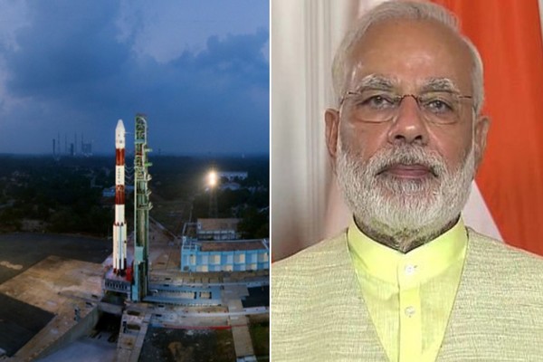 PM Modi congratulates ISRO over launch of 100th satellite