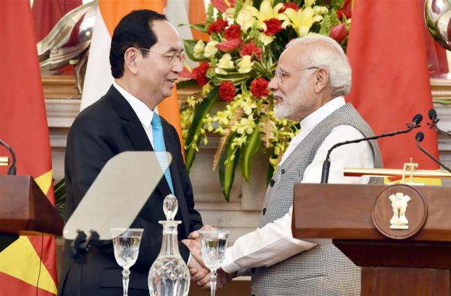 India and Vietnam sign three agreements in the presence of PM Narendra Modi and President Tran Dai Quang