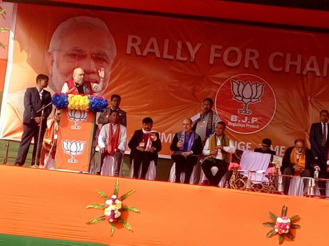 BJP will form next government in Meghalaya : Amit Shah