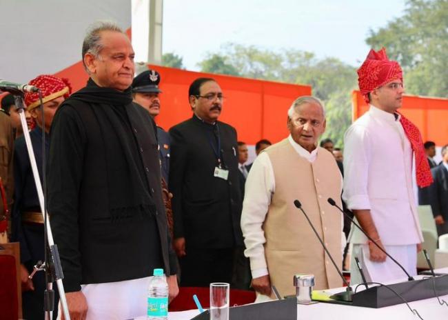 Ashok Gehlot sworn in as Rajasthan CM, Pilot Deputy CM