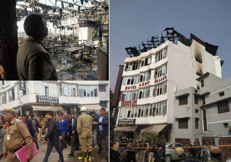 Delhi government orders magisterial investigation into Karol Bagh hotel fire that left 17 dead