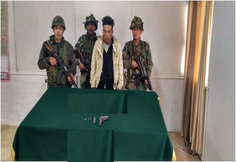 Assam Rifles troops nab NSCN (K) militant in Nagaland