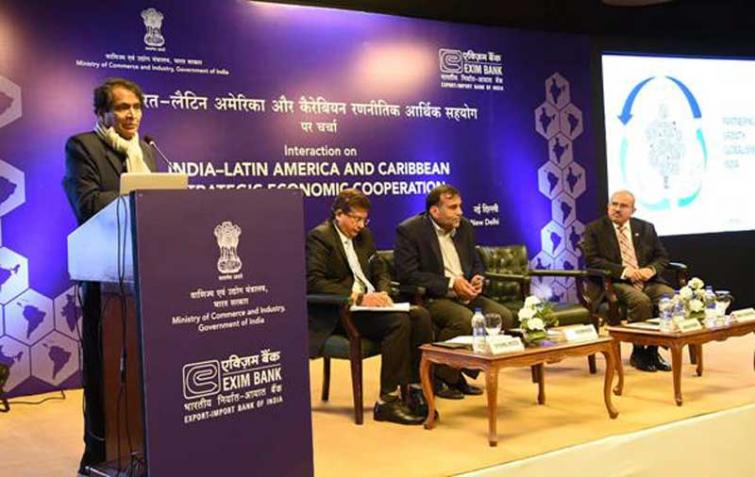 Suresh Prabhu addresses diplomats of LAC Region