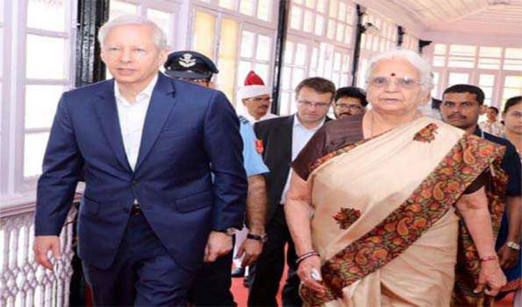 US Ambassador to India Juster visits Raj Bhavan