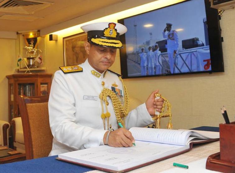Rear Admiral Sanjay Jasjit Singh takes over as Western Fleet Commander