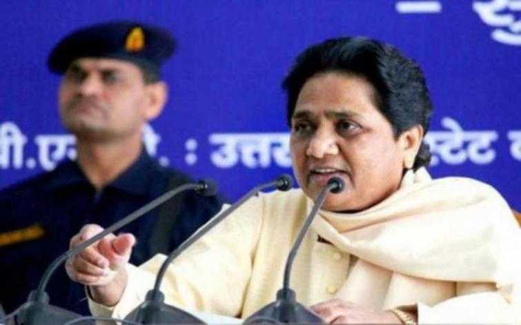 BJP making Congress' mistake by portraying Narendra Modi as India: Mayawati