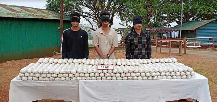 Contraband drugs worth Rs. 27 cr seized in Manipur